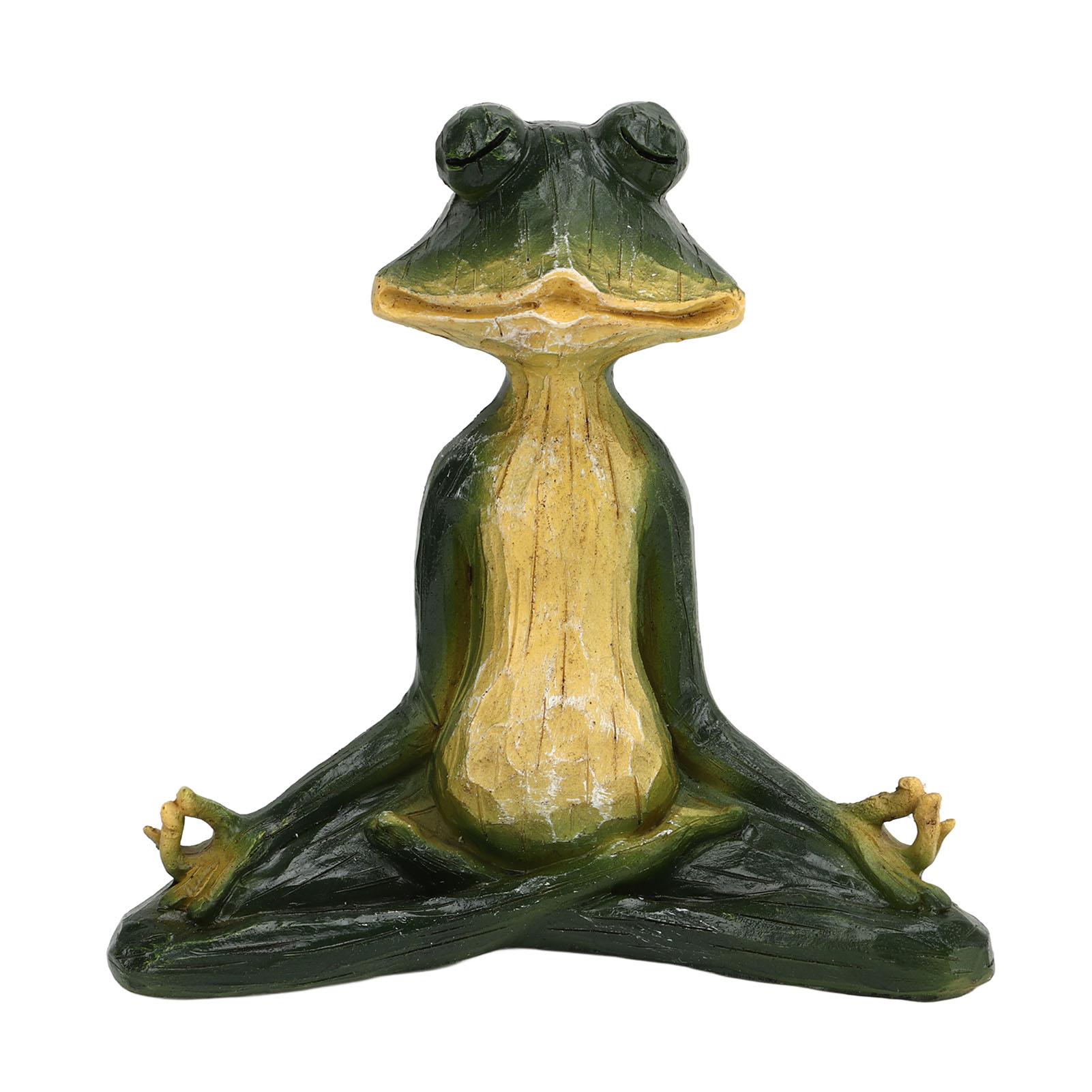 Meditationsfrosch-statue Für Den Garten, Zen-gartendekoration, Miniatur-yoga-skulptur