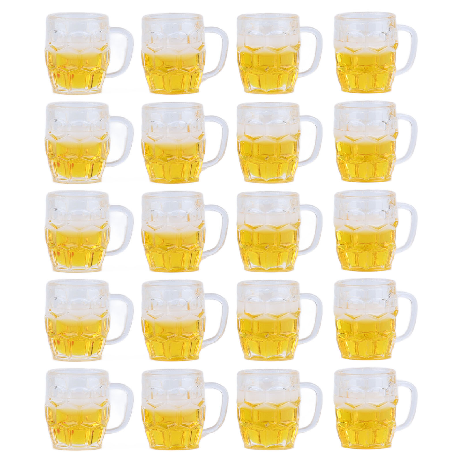 20 Stück Mini-biergläser-simulationsmodell Für Diy-bastelzubehör