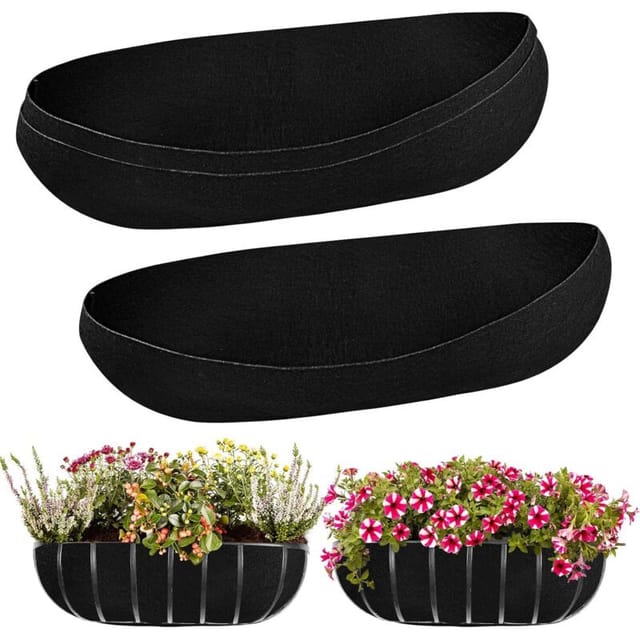 3er-pack 76,2 Cm Große Filz-blumentopfeinlagen Als Ersatz – Vliesstoff-einlage Für Pflanzgefäße, Gärten, Fensterkästen, Zäune, Blumenkörbe, Kräuter, Gemüsetöpfe - Lntyq