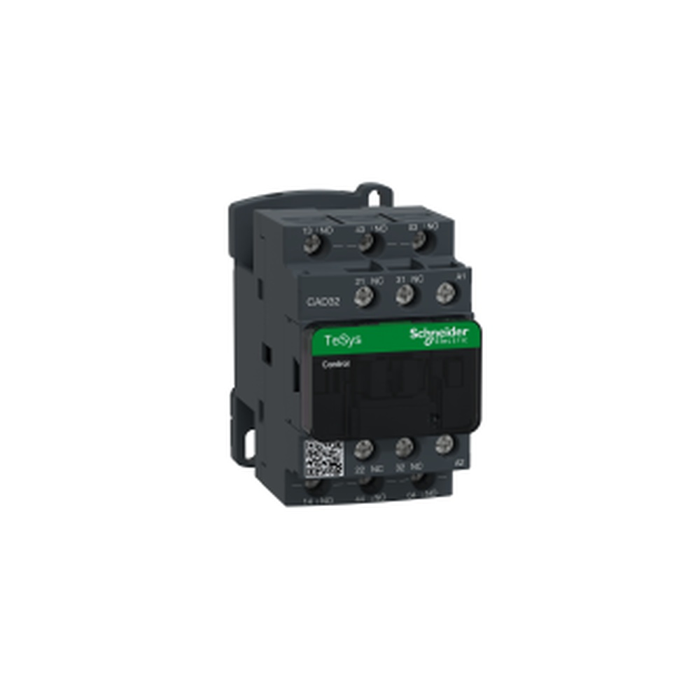 Hilfsschütz 3öfte, 115 V, 50/60 Hz, 2 Öffner