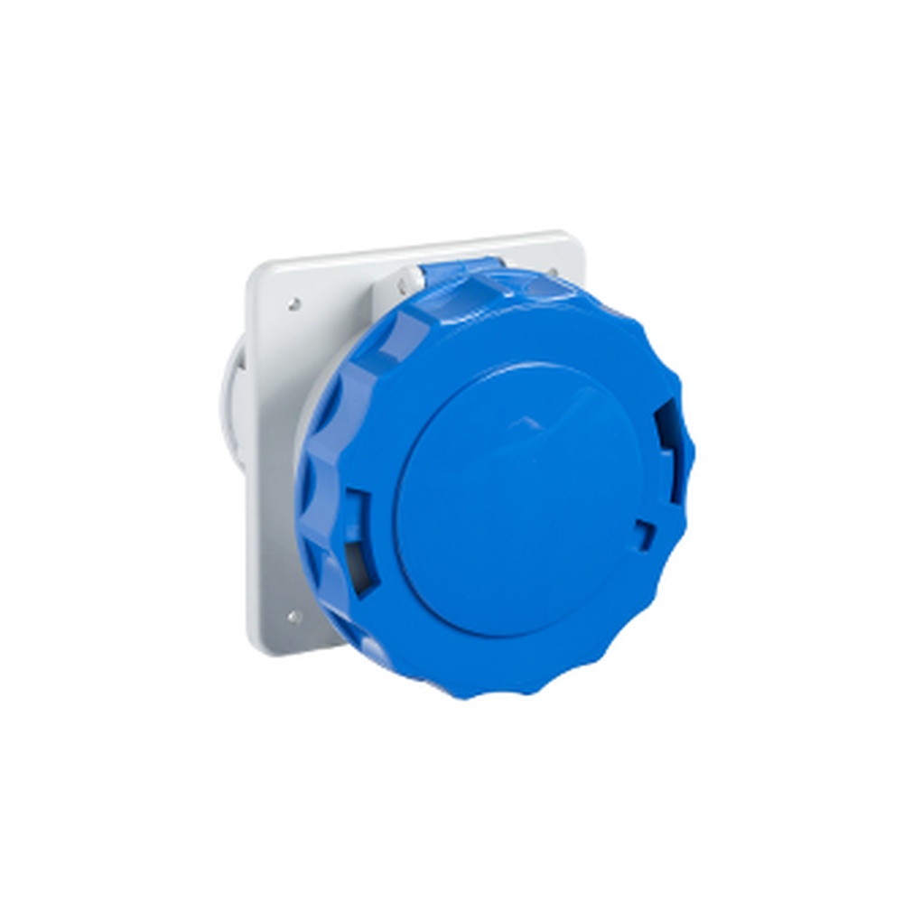 Unterputzsteckdose Gerade 16a 220v Ip67 - Ideal Für Den Außenbereich Und Feuchte Umgebungen.