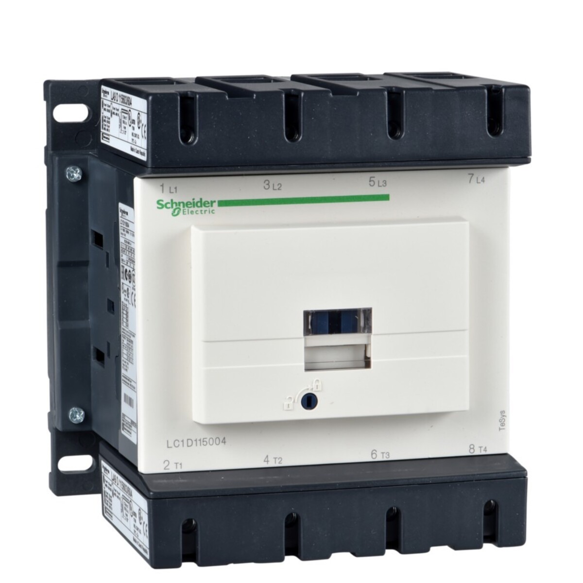Cont 115a 4p 230v 50/60hz Schalter Mit 4 Polen Und 115 Ampere Kapazität.