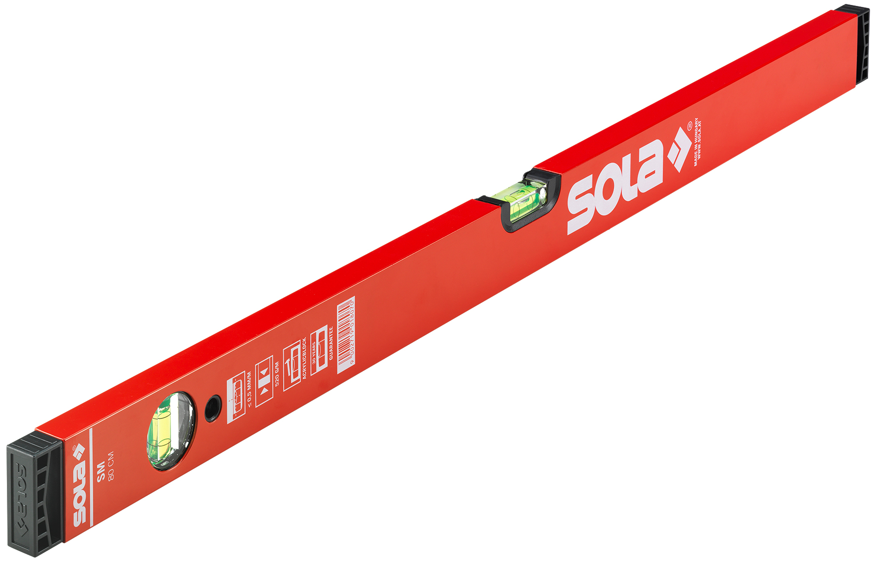 Sola 1000 Mm Rohrprofil-wasserwaage Mit Hoher Präzision Und Roter Ausführung.