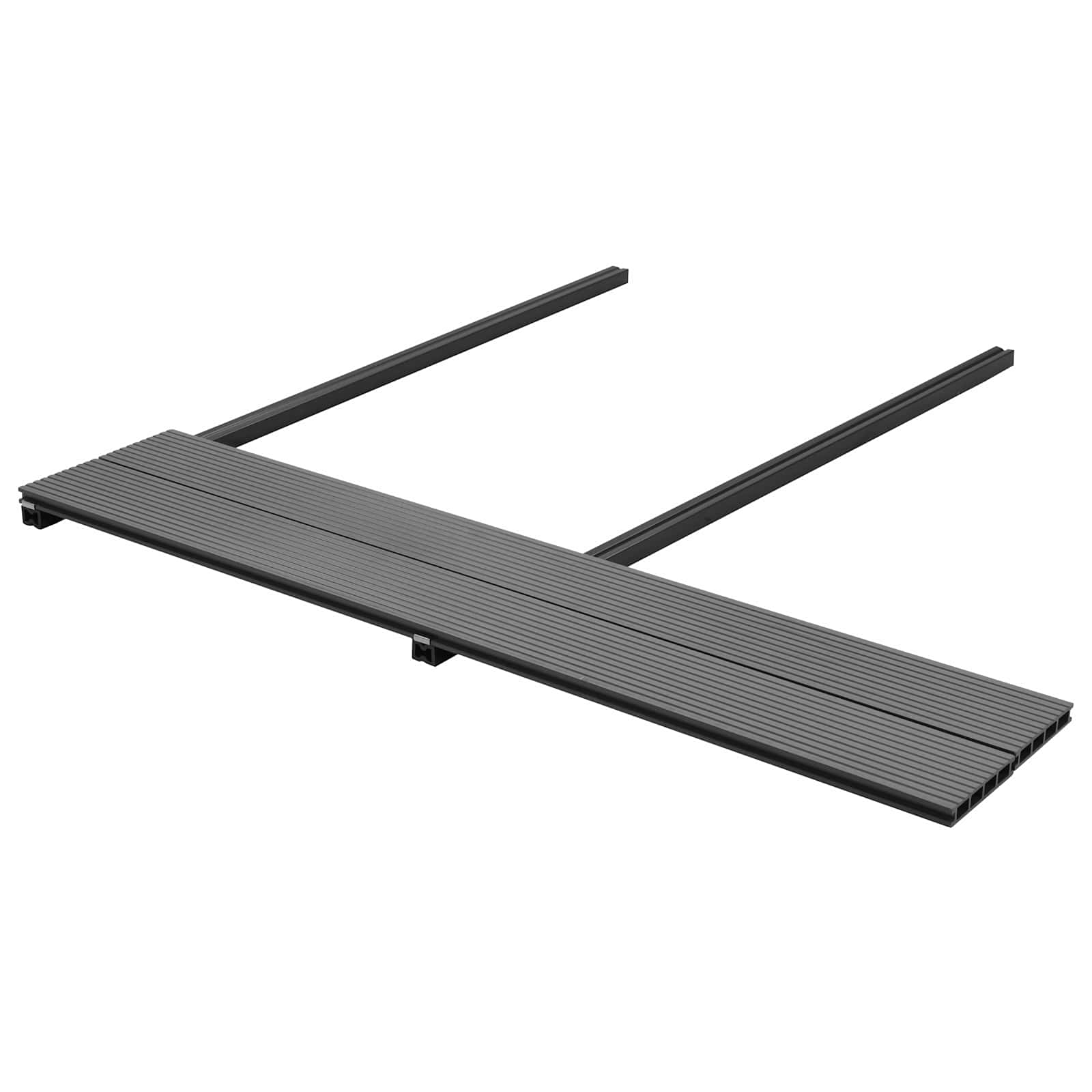 Terrassendiele 6 Stk. Grau Wpc Vidaxl