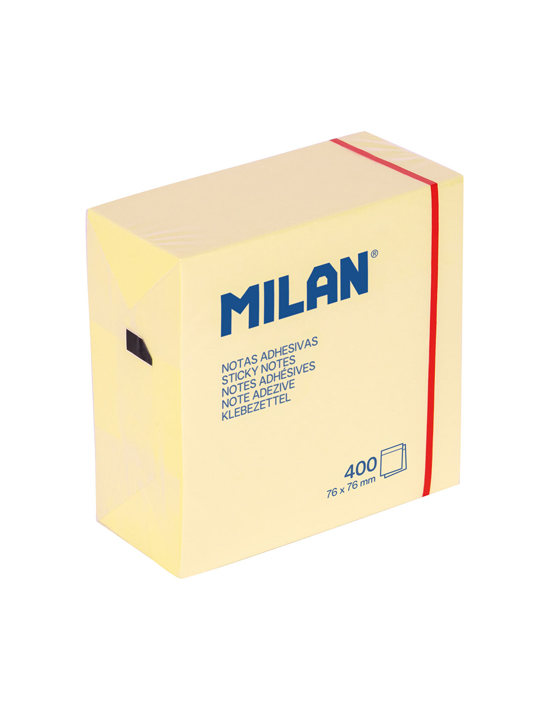 Block Mit 400 Abnehmbaren Gelben Notizzettelchen 7,6 X 7,6 Cm