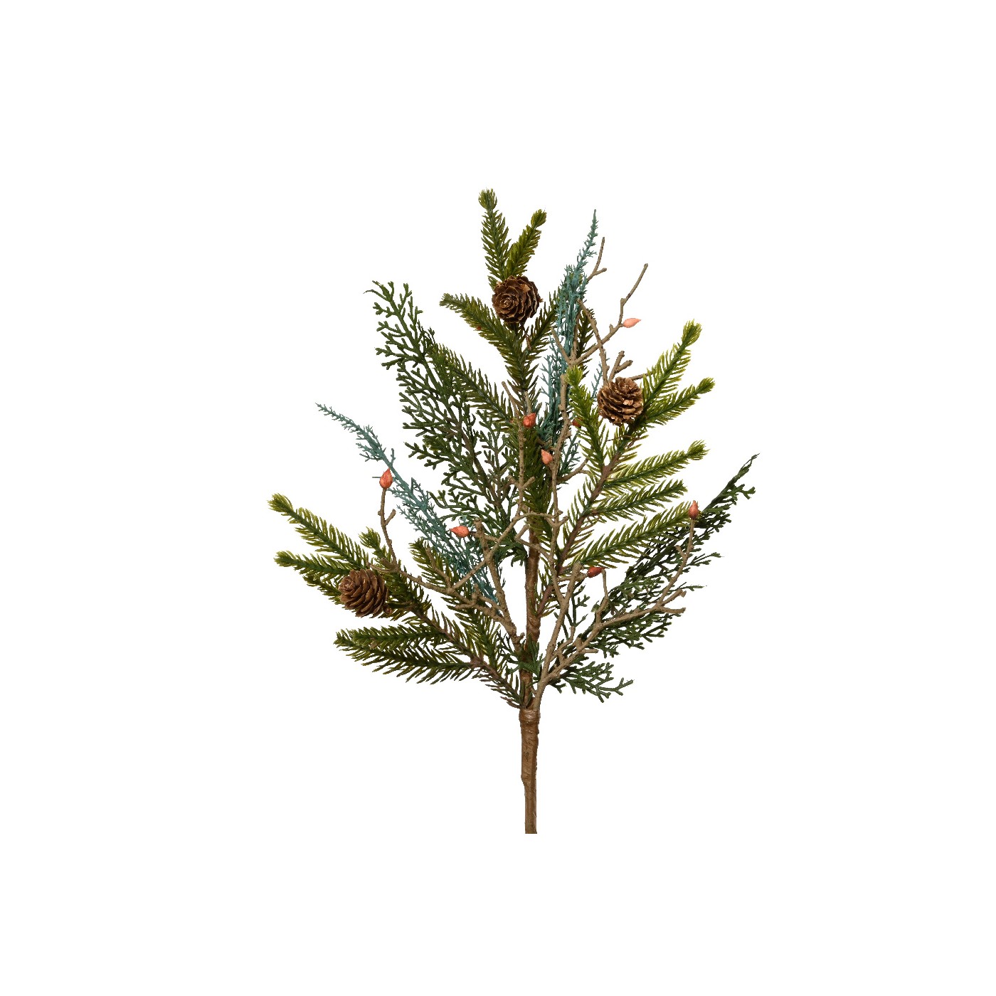 Eleganter Grüner Winterzweig 50 Cm
