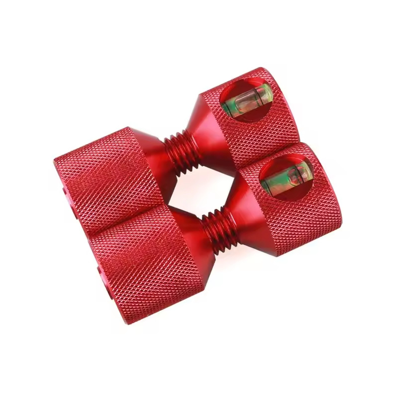 Führungshülse Für Zweilochflansche Mit Integrierter Wasserwaage (28 Mm) – Präzises Ausrichtungsset Für Die Montage Von Industrieflanschen-lsw