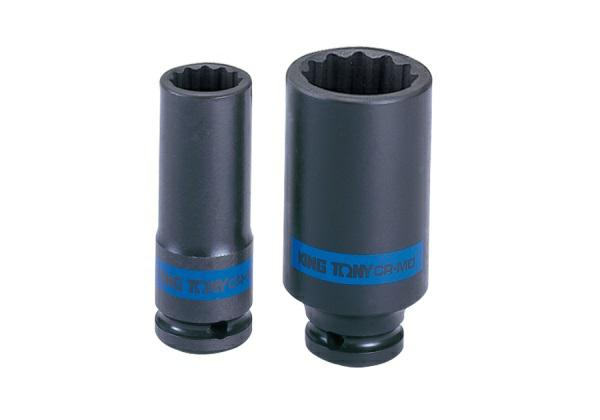 443016m - 12 Punkte Im Auto De Tiefe Rohreinschläge De 16 Mm De 1/2 Zoll Schwarz - King Tony