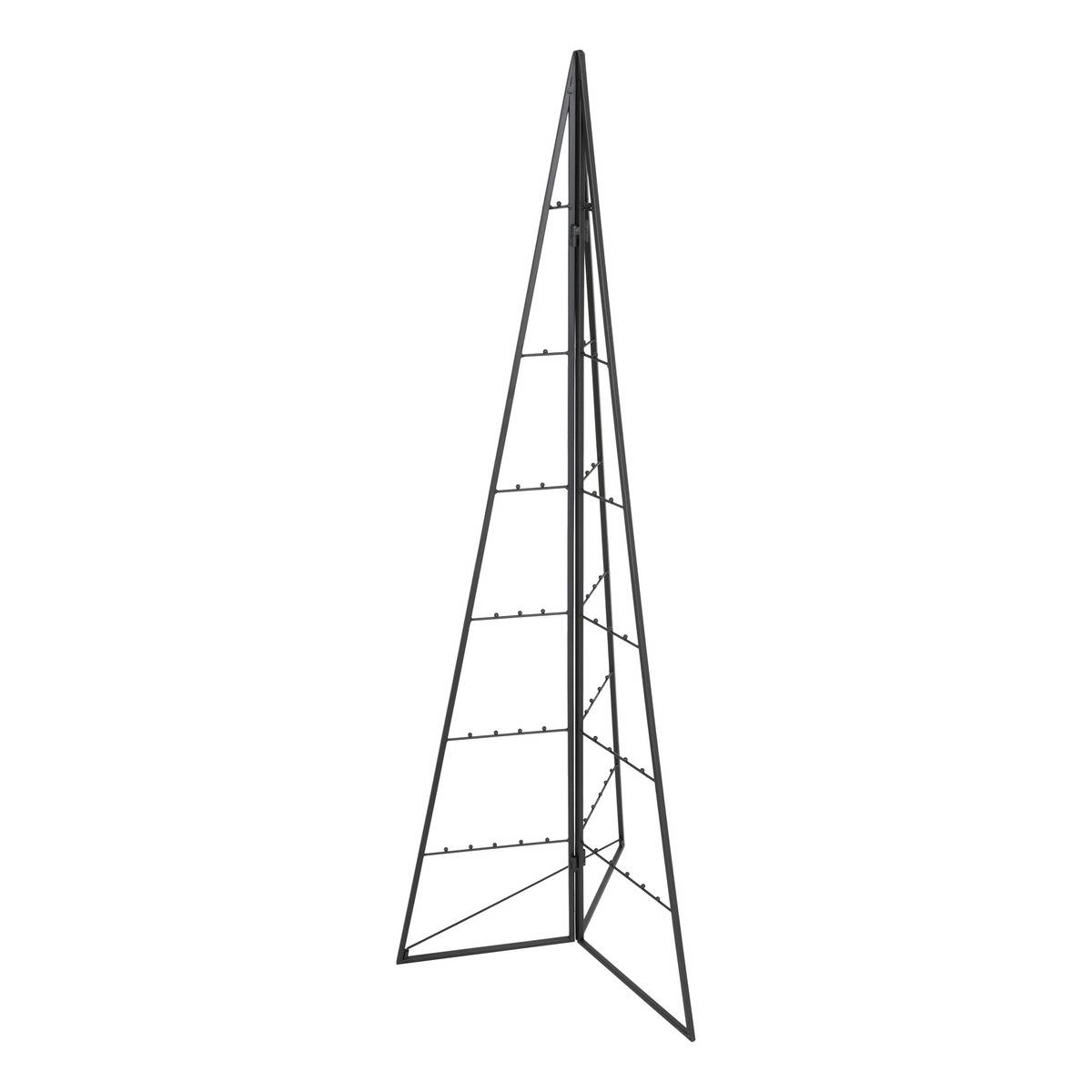 Dekorativer Weihnachtsbaum Aus Schwarzem Metall, Höhe 120 Cm - Feeric Lights & Christmas