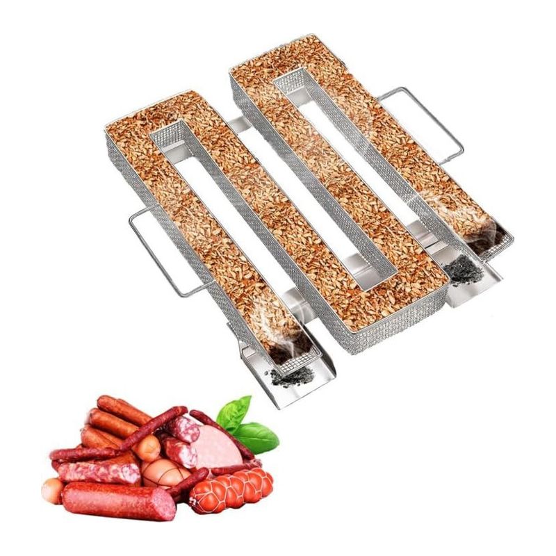 Générateur De Fumée Froide 5 À 20 Heures – Acier Inoxydable 304 – Fumoir À Granulés Pour Saumon Et Viande – Inclus : Brosse Et Crochets
