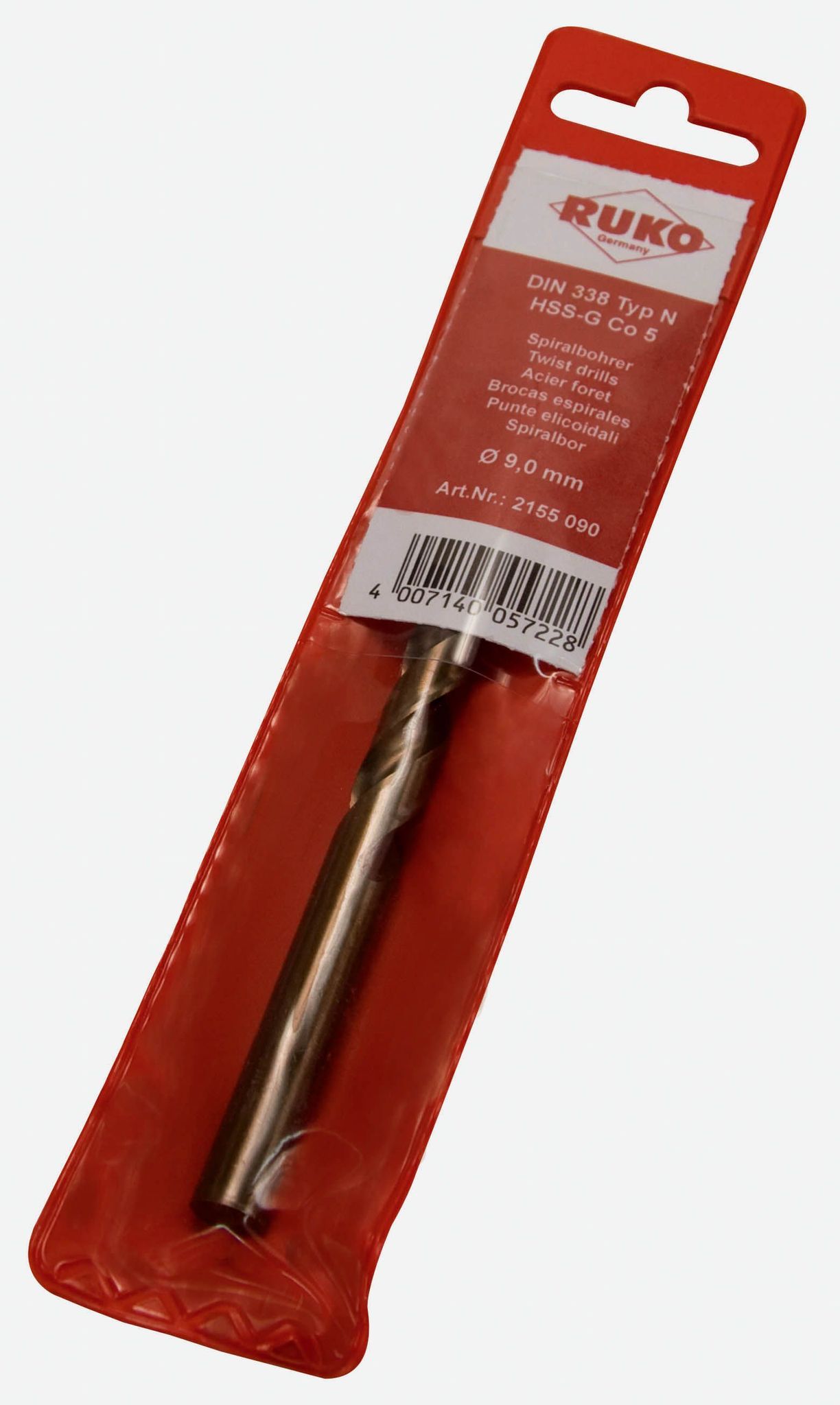 Ruko Hss-co Bohrer Mit Selbstzentrierung Und Einem Durchmesser Von 4,25 Mm.