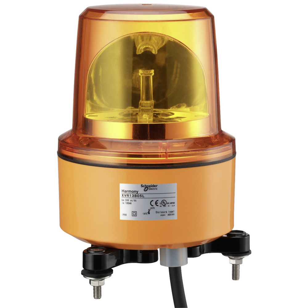 Schneider Led-drehleuchte 230v, Orange Farbe, Ideal Für Signalzwecke.