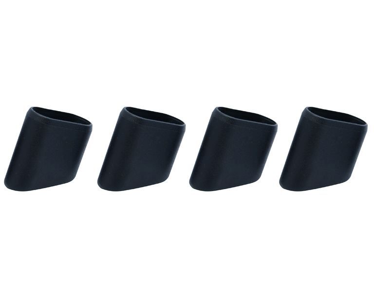 Siena Garden - Universal Fußkappen 4er-set, Schwarz, Oval, 30 X 15 Mm Zubehör Tische Stühle