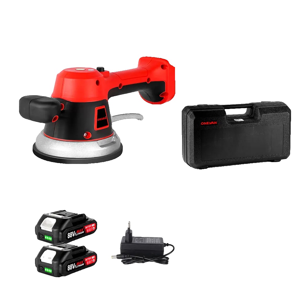 Fliesenleger, Einstellbare Vibration, Hohe Absorptionskapazität, 2 Batterien Eu-stecker