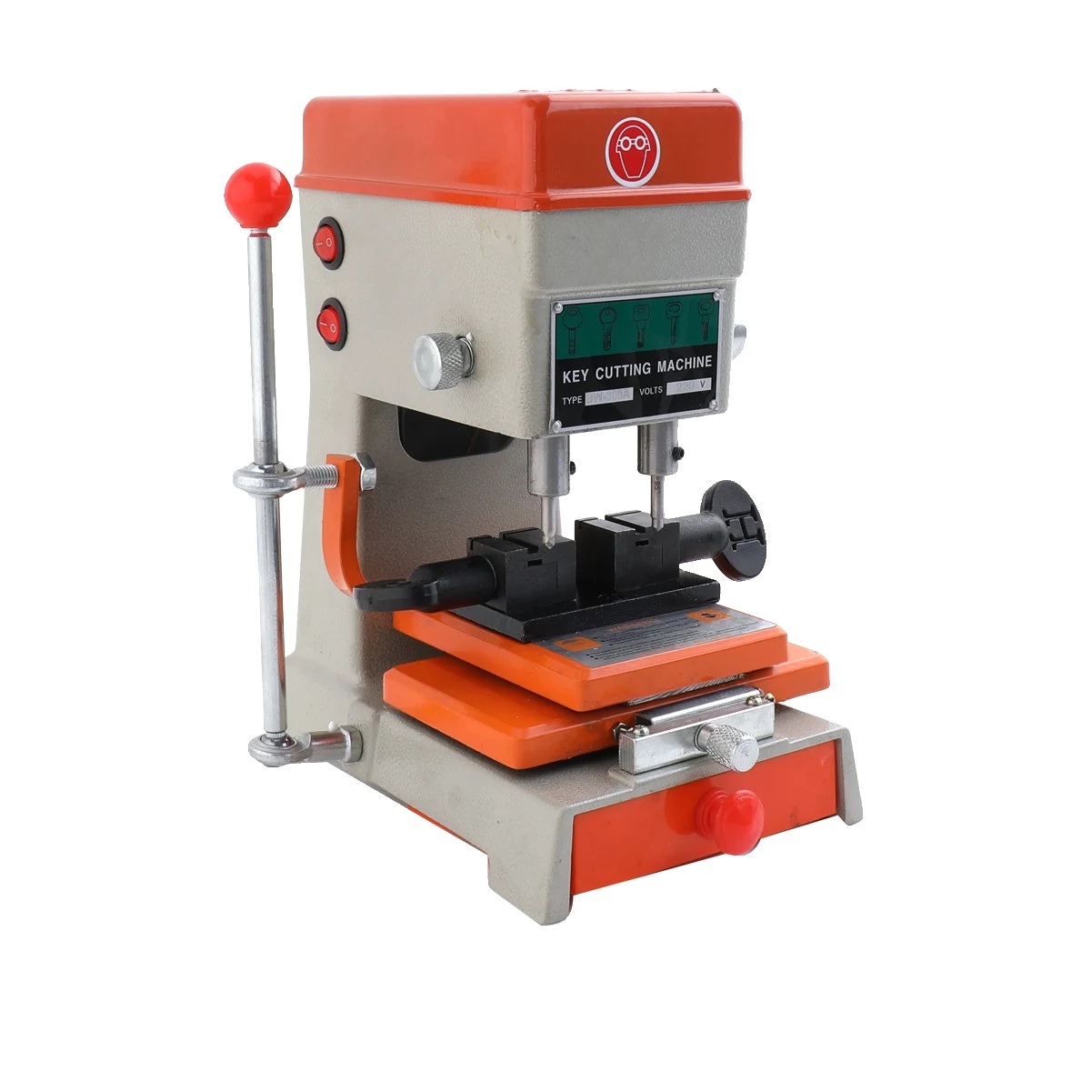 Schlüssel-schneidemaschine, 220v Arbeitsspannung, 8000 U/min Drehgeschwindigkeit, 100w Leistung, Langlebige Metallkonstruktion, Kompaktes Design
