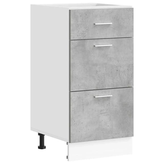 Unterschrank Lyon Betongrau 40x46x81,5 Cm Holzwerkstoff Vidaxl