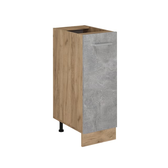 Apothekerschrank R-line, Beton, 30 Cm Ohne Arbeitsplatte Vicco