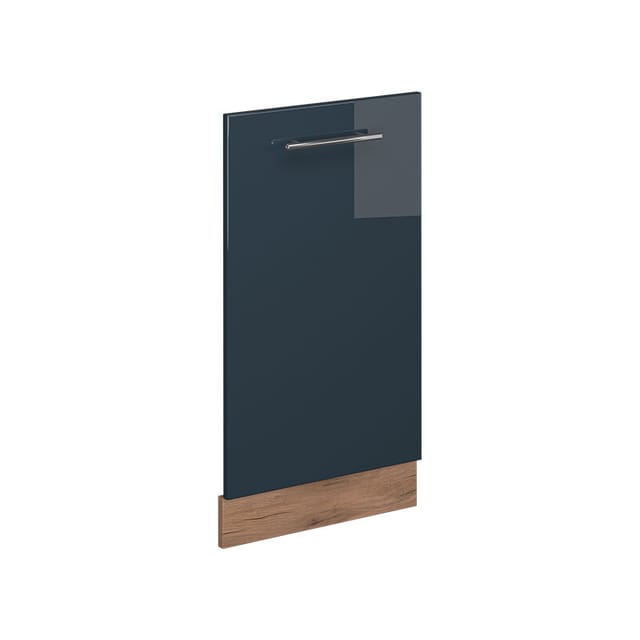 Geschirrspülblende Fame-line, Dunkelblau Hochglanz, 45 Cm Ohne Arbeitsplatte Vicco