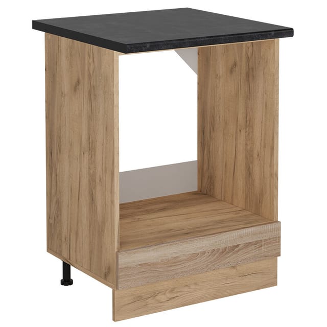 Vicco - Herdumbauschrank R-line, Sonoma, 60 Cm , Ap Anthrazit