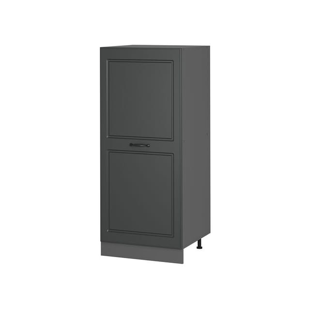 Herdumbauschrank R-line, Anthrazit Landhaus, 60 Cm, Vicco