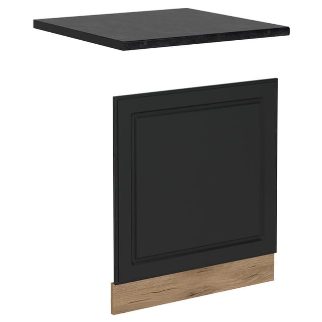 Vicco - Frontblende R-line, Anthrazit Landhaus, 60 Cm , Ap Anthrazit