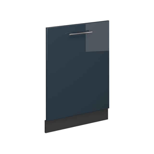 Geschirrspülblende Fame-line, Dunkelblau Hochglanz, 60 Cm Ohne Arbeitsplatte, Vicco