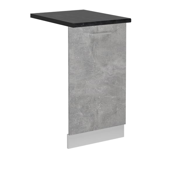 Vicco - Geschirrspülblende R-line, Beton, 45 Cm , Ap Anthrazit