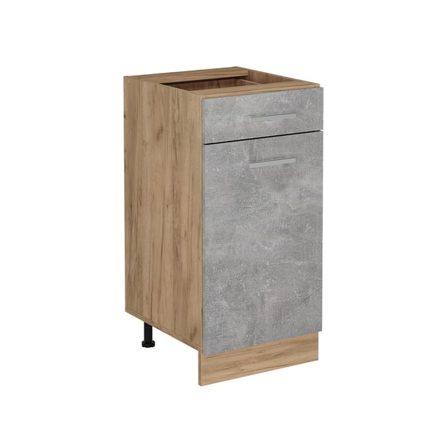 Vicco - Küchenunterschrank R-line, Beton, 40 Cm Ohne Arbeitsplatte