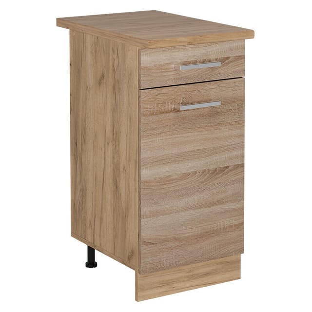 Küchenunterschrank R-line, Sonoma, 40 Cm , Ap Eiche Vicco