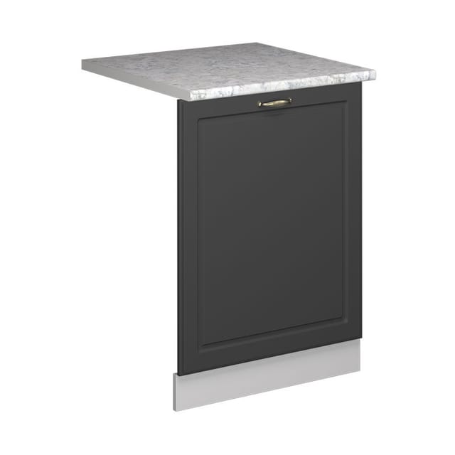 Vicco - Geschirrspülblende Fame-line, Anthrazit-gold Landhaus, 60 Cm , Ap Marmor