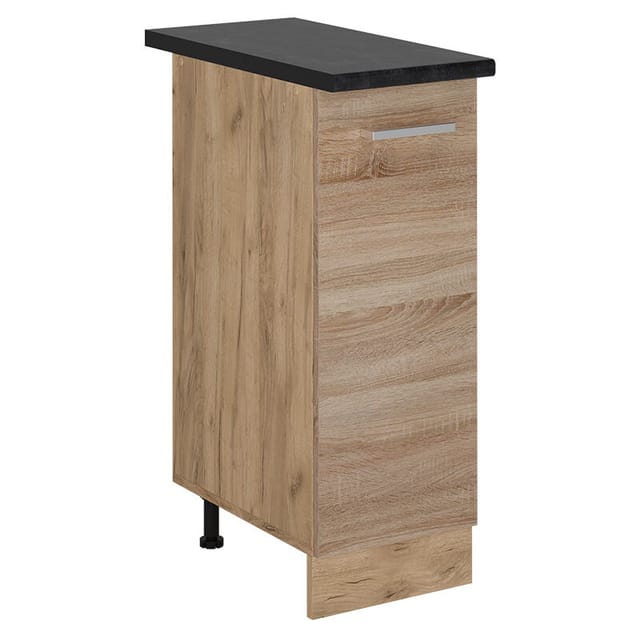 Vicco - Apothekerschrank R-line, Sonoma, 30 Cm , Ap Anthrazit