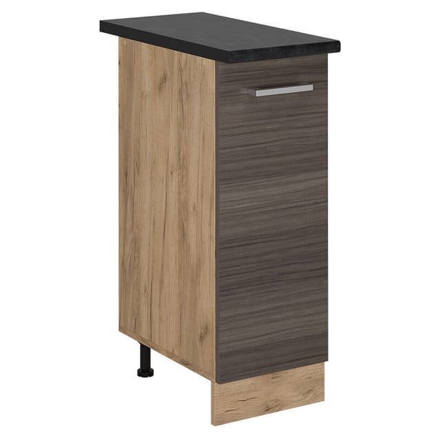Vicco - Apothekerschrank R-line, Edelgrau, 30 Cm , Ap Anthrazit