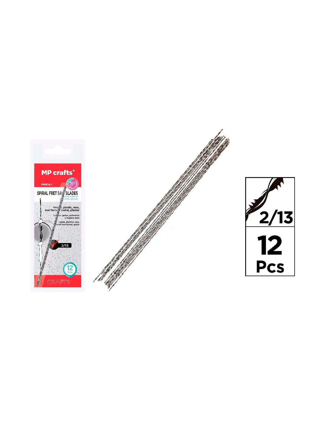 Lame Scie Chantourner Spirale Coupe Multidirectionnelle Sans Rotation - Mp