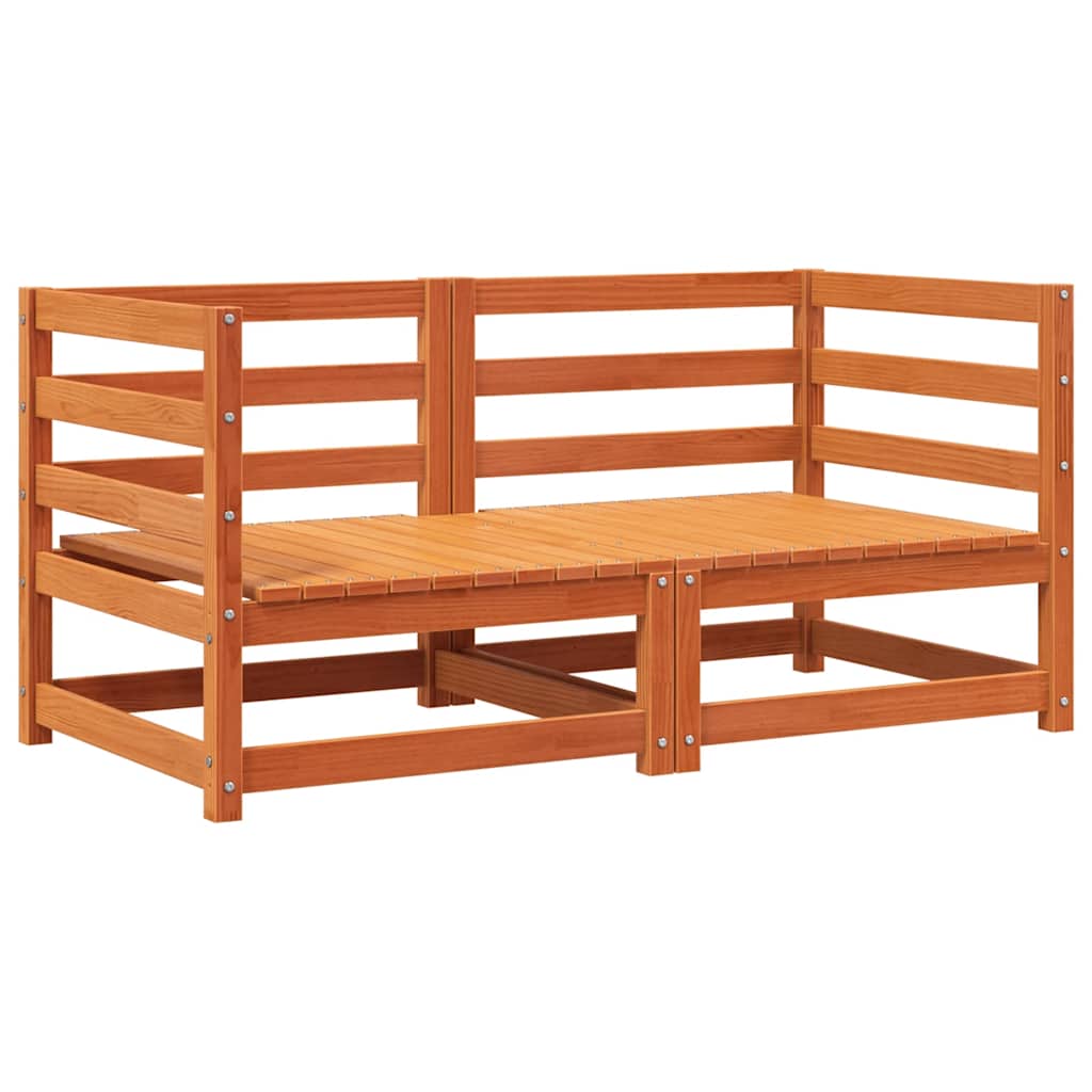 Maison Exclusive - Garten-ecksofas 2 Stk. Wachsbraun 70x70x67 Cm