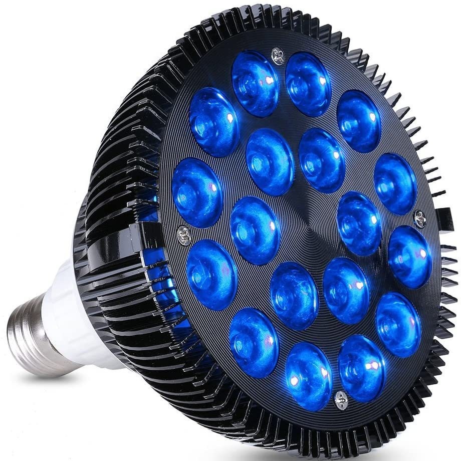 Led-wachstumslicht Für Zimmerpflanzen – 36 W Hortikulturelle Beleuchtung, Blaues Spektrum 660 Nm, Ideal Für Blumen, Bougainvillea, Sukkulenten Und Topfpflanzen