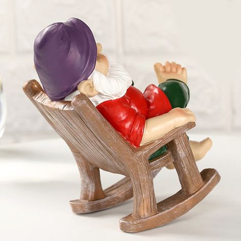 Gnome - Resin Garden Ornament - Outdoor Lawn Porch Yard Decoration - Weatherproof Uv Resistant - 1 Piece