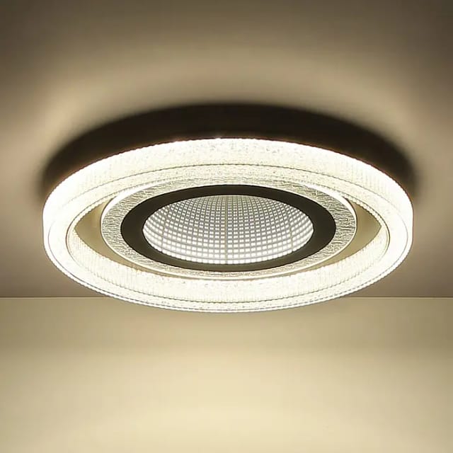 Deckenleuchte Deckenlampe Flurlampe Anthrazit Fernbedienung Cct 3d Effekt Led