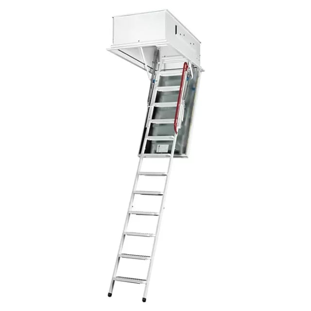 Wippro - Dachbodentreppe Eurostep - Feuerhemmende Dachlukentreppe 700/1300mm