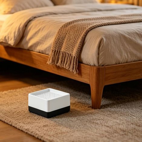 4-teiliges Bettfüße-set, Stapelbare Quadratische Möbelfüße, Tischfüße – Geeignet Für Haus, Wohnung, Landhaus, Schlafzimmer, Küche, Wohnzimmer, Waschküche Und Büro