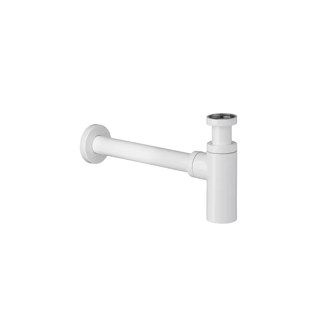 Waschbecken-siphon Uno, Weiß Matt