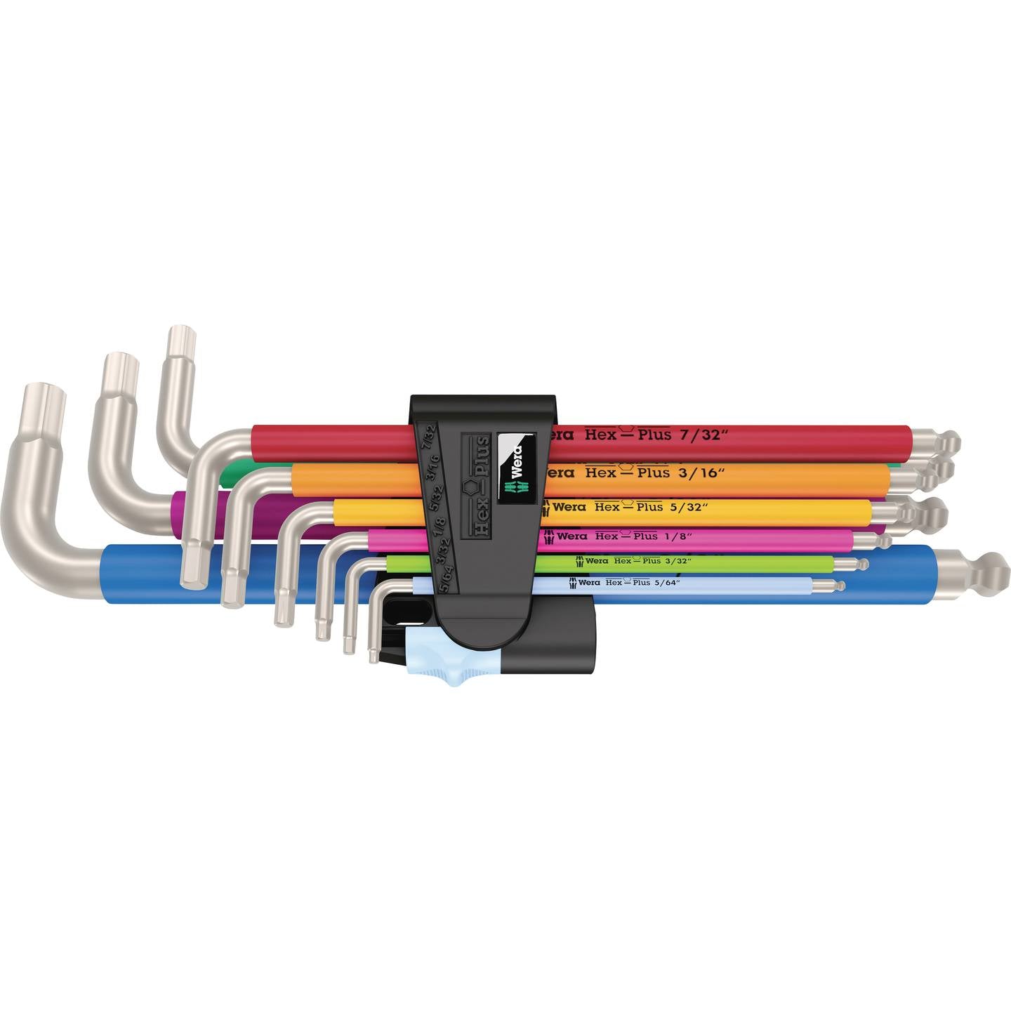 [neuwertig] B-ware Wera Winkelschraubendreher-set Winkelschlüsselsatz Innensechskant 3950/9 Hexplus