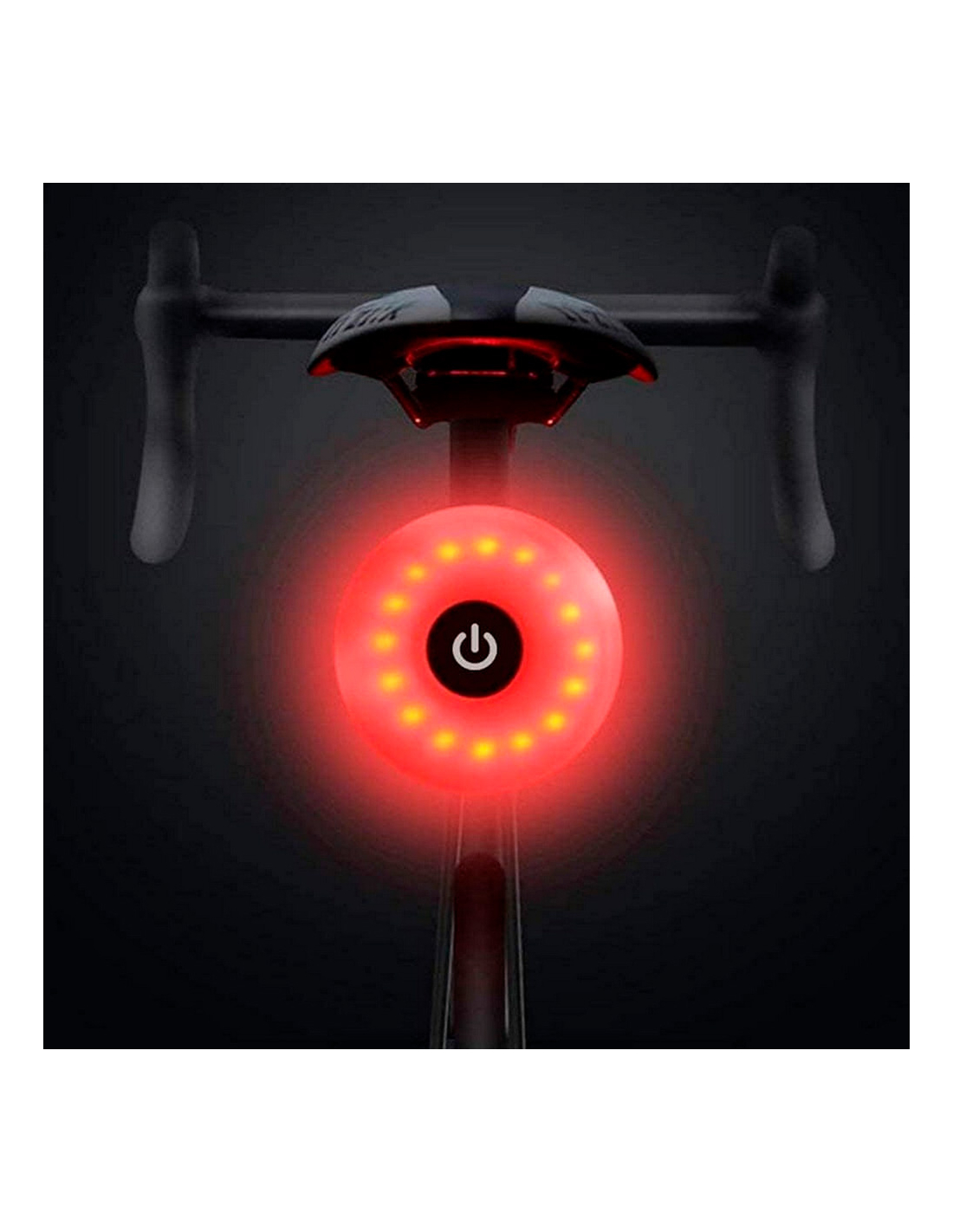 Feu Arrière Led Vélo Nk Rechargeable Visibilité Optimale, Usb Rechargeable - Nk
