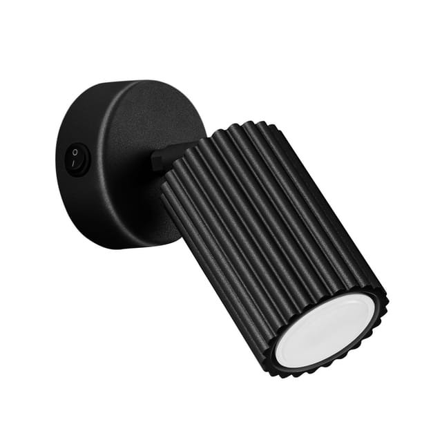Licht-erlebnisse - Wandleuchte Aluminium Gu10 Verstellbar Schwarz Modern Spot Lampe Wand