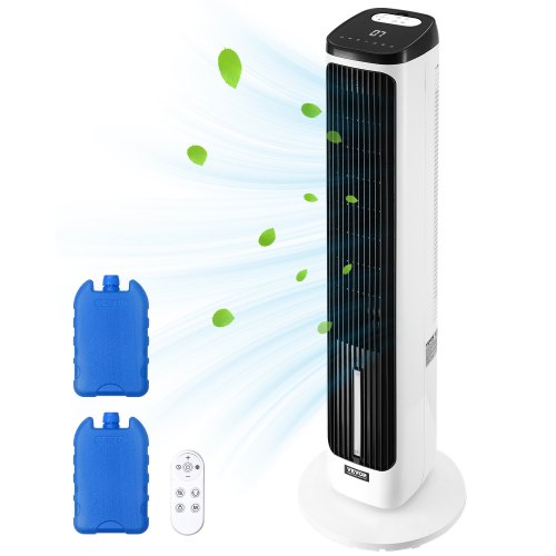 Turmventilator, 7,1 M/s Geschwindigkeit, Leiser Standventilator, 70° Oszillierende Ventilatoren Mit 9 Gang, 4 Modi, 24-stunden-timer, Fernbedienung, Für Schlafzimmer, Büro, Zuhause