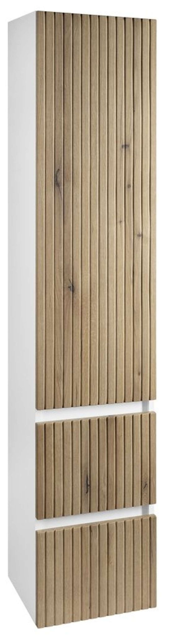 Aqualine Paneda - Hochschrank 35x165x31 Cm, L/r, Eiche Emporio Pn265