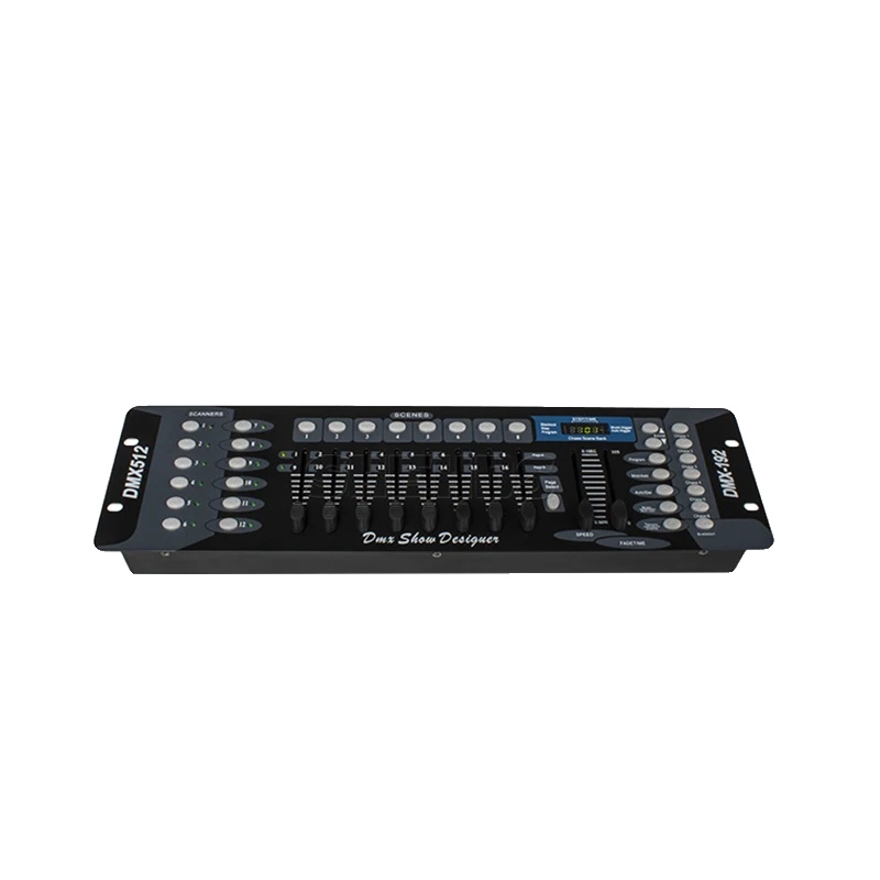 Dmx-konsole, 192 Kanäle, Programmierbare Szenen, 192 Dmx-controller, Eu-stecker