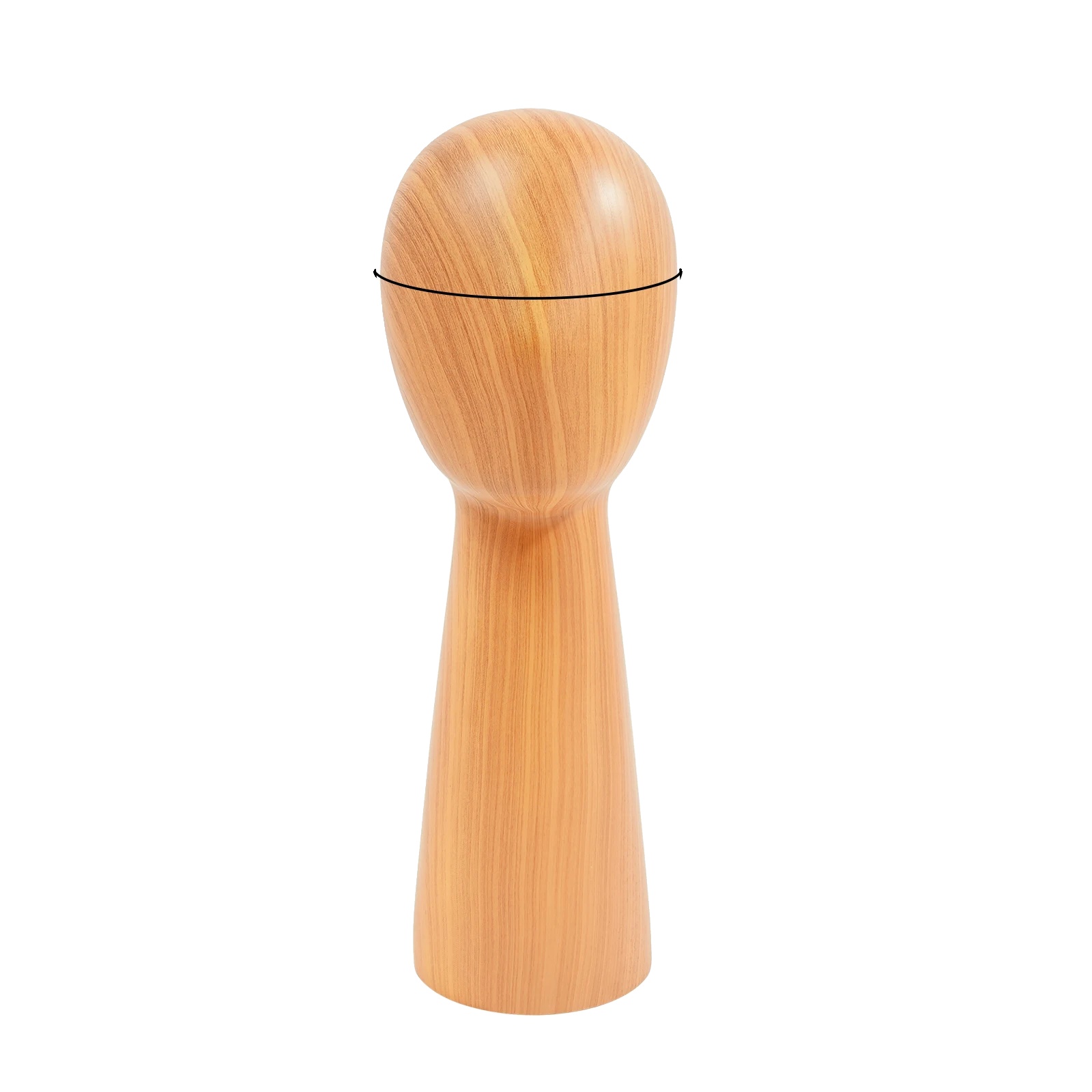 Präsentationsstand, Stilvolles Design, Langlebiges Material, Dunkle Holzfarbe