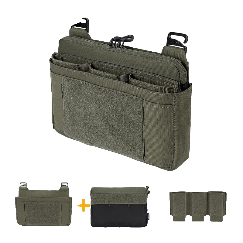 Taktische Tasche, Abnehmbarer Trenner, Vielseitige Befestigung, Pflaume
