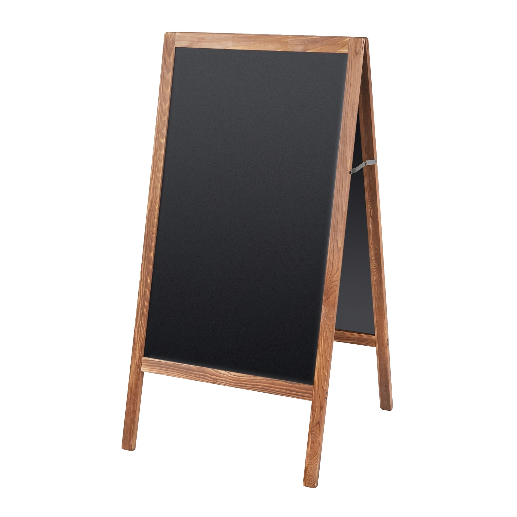 Kreidetafel, Doppelseitig, Faltbares A-rahmen-design, Dunkelbraun