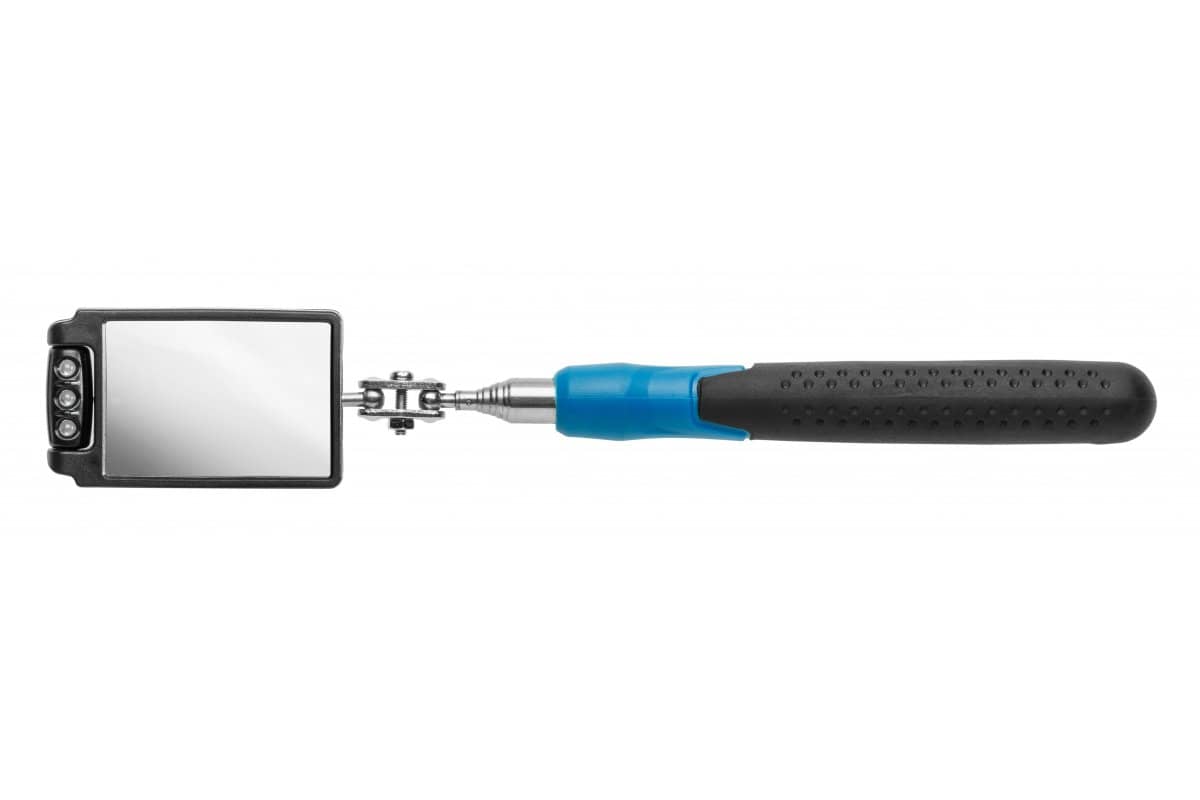 Hogert-spiegel De Rechteckiger Inspektionsspiegel Mit Licht Led - Ht4r504